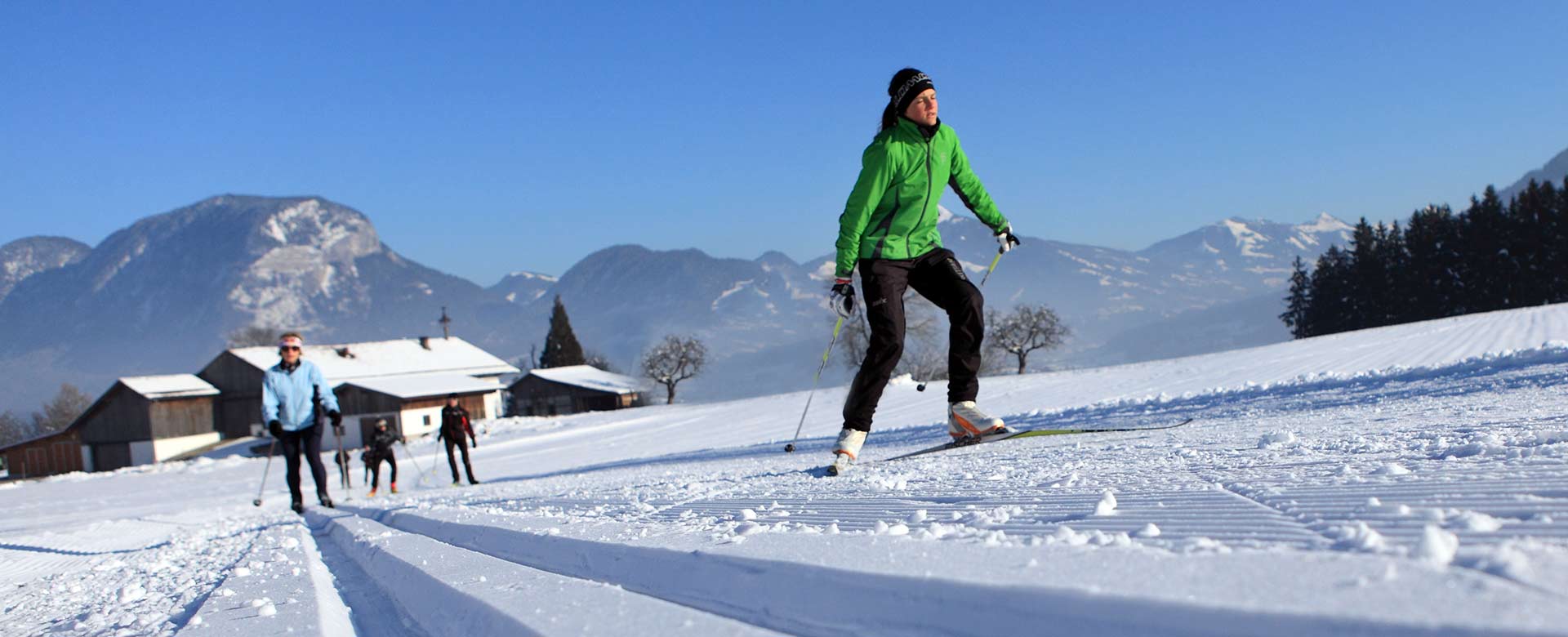 Langlaufen rund um den Angerberg